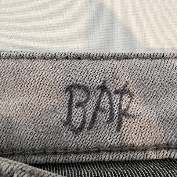 Christopher and Banks Mid Rise Straight Leg Jeans Women's 10 Gray Studded Pocket - Picture 15 of 15